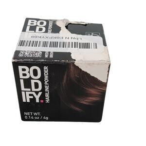Boldify Hairline Powder Medium Brown Color 0.14 oz. Thinning Hair NEW Open Box
